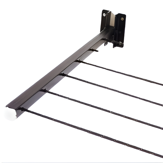 Foldable Wall-Mounted Cloth Drying Stand (24 Inches) – Heavy-Duty Laundry Hanger with Free Rope, Space-Saving Design