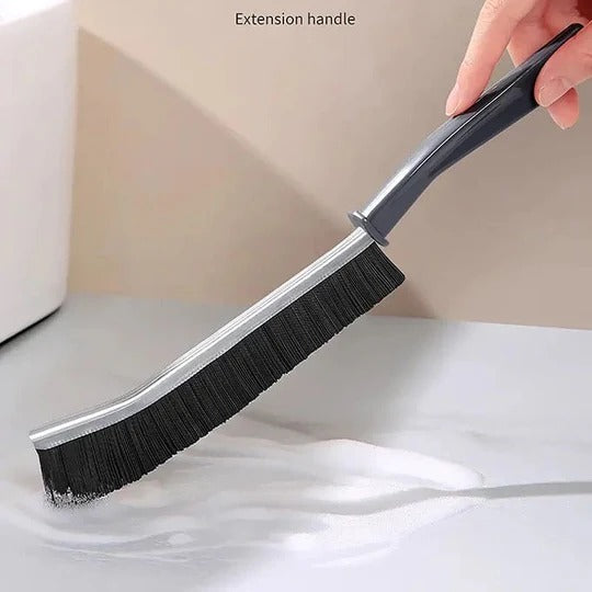 Set of 2 Gap Cleaning Brushes – Hard Bristle Crevice and Grout Cleaning Brush for Bathroom, Kitchen, Tile, and Dead Angles